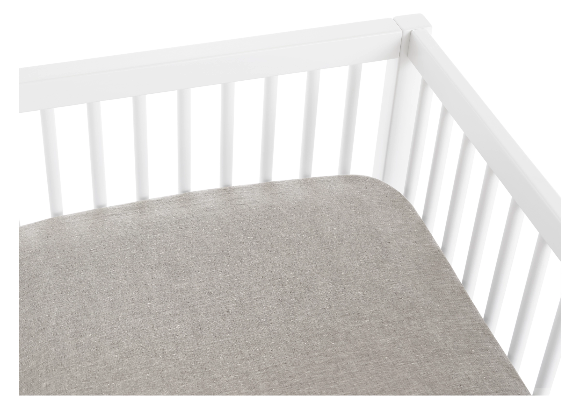 Relaxed Linen Linen Crib Fitted Sheet 3 Relaxed Linen Linen Crib Fitted Sheet
