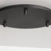 Canopy Group Of Three Round Ceiling Plate