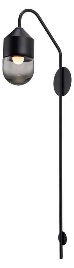 Ballad ShortWall Sconce -Furniture Discount Shop 405395 color smk