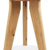 Hollins 12 Diam 18h Wood Stool -Furniture Discount Shop 908142