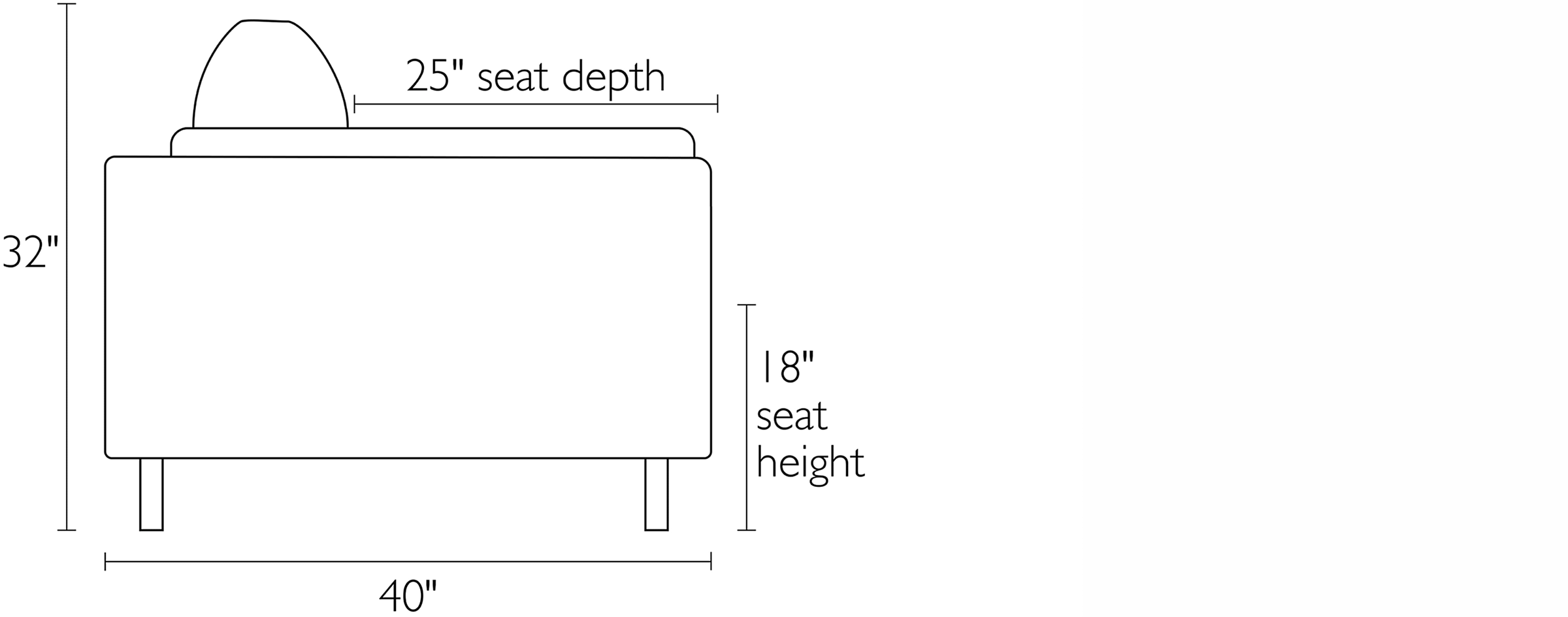 Cade Chair And A Half 8 Cade Chair And A Half - Image 6