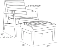 Callan Ottoman 15 Callan Ottoman -Furniture Discount Shop Callan CH OTT DimensionDrawing 19