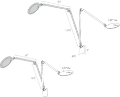 Element Disc LED 20h Wall Sconce 9 Element Disc LED 20h Wall Sconce -Furniture Discount Shop Element 299271 DimensionDrawing