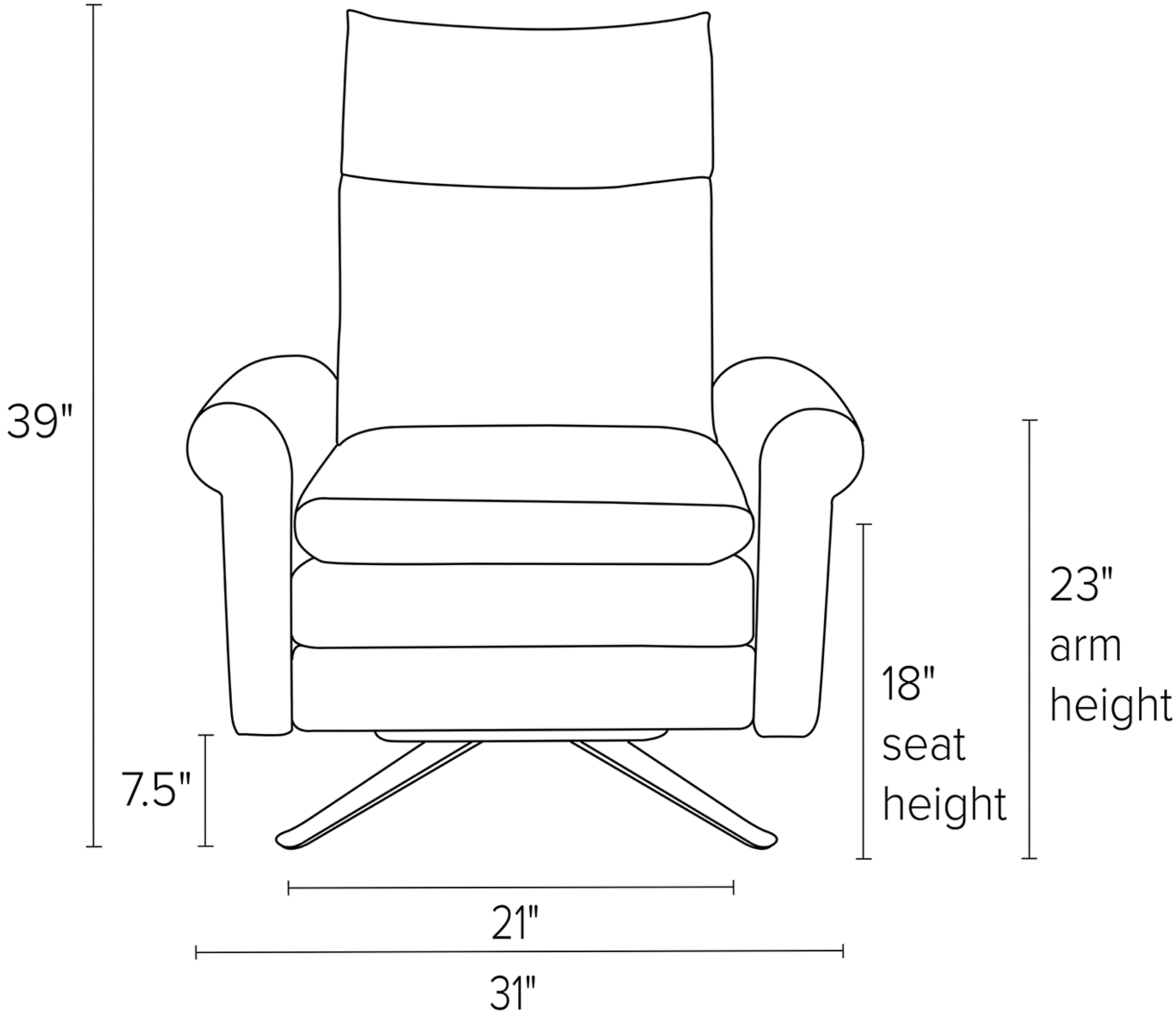 Isaac Select Recliner 22 Isaac Select Recliner - Image 20