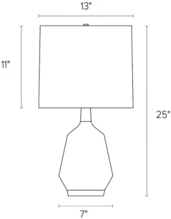 Meriden Table Lamp -Furniture Discount Shop Meriden 443687 DimensionDrawing 21