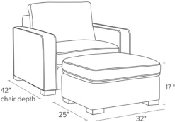 Morrison Chair -Furniture Discount Shop Morrison CH OTT DimensionDrawing 19 1