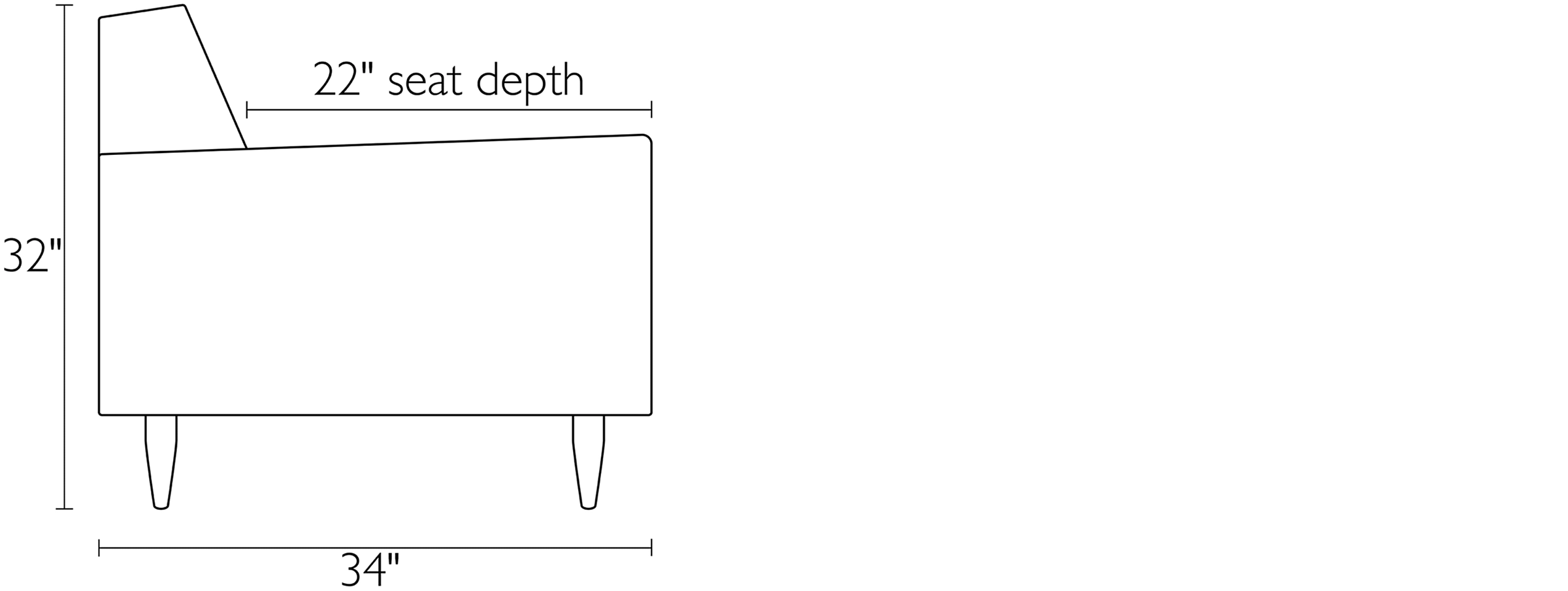 Reese 115x115" Three-Piece Curved Sectional 4 Reese 115x115" Three-Piece Curved Sectional - Image 2