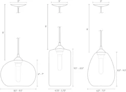 Sky Cylinder Pendant 35 Sky Cylinder Pendant -Furniture Discount Shop Sky 412348 DimensionDrawing 1