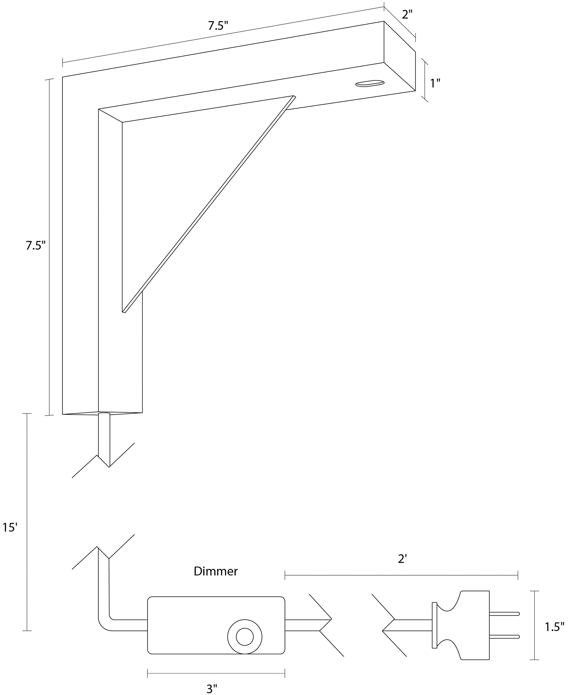 Tandem Wall Mount For Pendant Light 5 Tandem Wall Mount For Pendant Light - Image 3