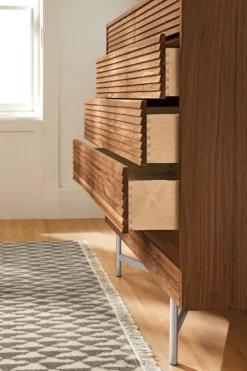 Adrian 54w 20d 42h Four-Drawer/One-Door Dresser -Furniture Discount Shop adrian 227148 19e