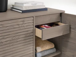 Adrian 54w 20d 42h Four-Drawer/One-Door Dresser