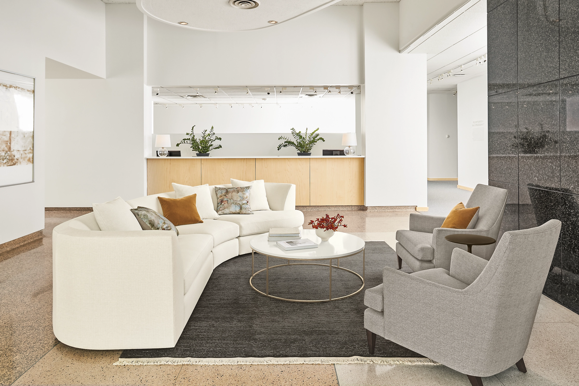 Astaire 100x100" Three-Piece Curved Sectional 10 Astaire 100x100" Three-Piece Curved Sectional - Image 8