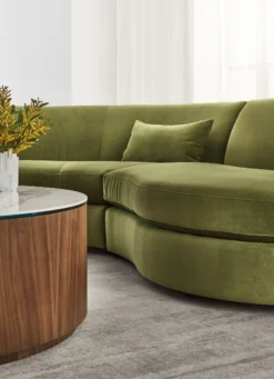 Astaire 100x100" Three-Piece Curved Sectional