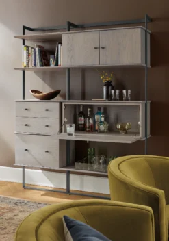 Beam 60w 78h Bookcase Wall Unit With Inserts -Furniture Discount Shop beam 820896 22e1