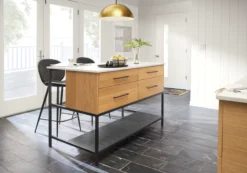 Booker 60w 30d 36h Four-Drawer/Four-Door Kitchen Island With Full Shelf -Furniture Discount Shop booker 482952 20e