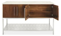 Booker 60w 30d 36h Four-Drawer/Four-Door Kitchen Island With Full Shelf -Furniture Discount Shop booker 489940 W1MWQ o1 20