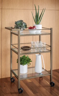 Brixton 38w 16d 36h Bar Cart -Furniture Discount Shop brixton 157533 17e1
