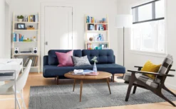 Deco 79" Armless Convertible Sleeper Sofa Without Mattress Topper -Furniture Discount Shop deco 835483 17e