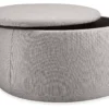 Dodd 20 Diam 18h Round Storage Ottoman -Furniture Discount Shop dodd 160936 d1 19