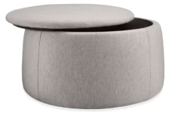 Dodd 20 Diam 18h Round Storage Ottoman