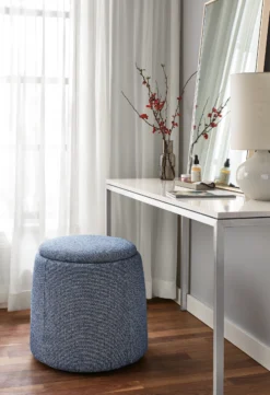 Dodd 20 Diam 18h Round Storage Ottoman -Furniture Discount Shop dodd 186458 21e