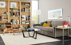 Dunn 47w 33d 15h Coffee Table With Tempered Glass Top -Furniture Discount Shop easton 194132 15e