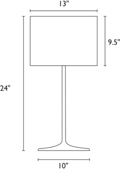Fremont Table Lamp -Furniture Discount Shop fremont 689505 DimensionDrawing 23