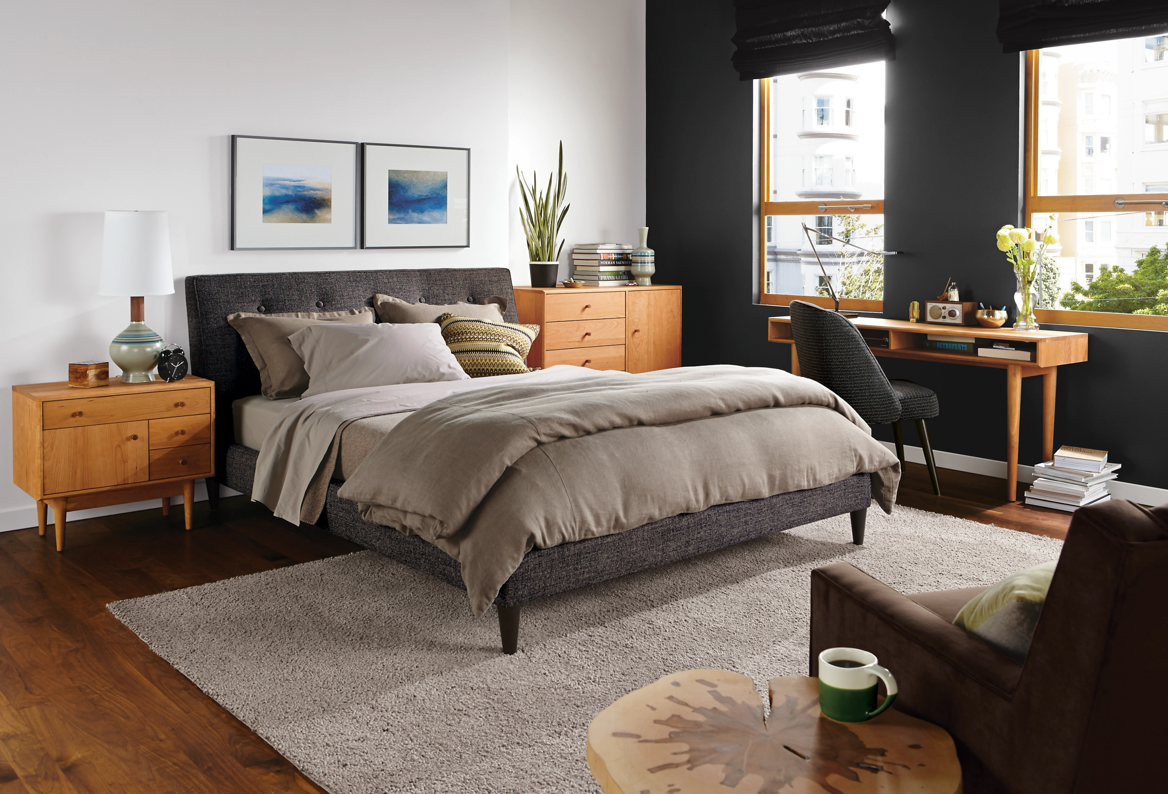 Grove 26w 15d 23h One-Door/Three-Drawer Nightstand 12 Grove 26w 15d 23h One-Door/Three-Drawer Nightstand - Image 10