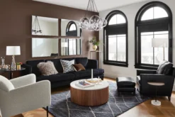 Liam 36 Diam 15h Round Coffee Table With Stone Top -Furniture Discount Shop hutton 445708 21e 2