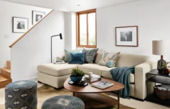 Indira 20 Diam 18h Round Ottoman -Furniture Discount Shop ian 764094 21e