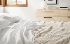 Relaxed Linen Linen Queen Flat Sheet -Furniture Discount Shop kenwood 528687 21e1 1