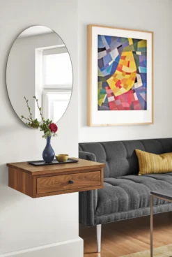 Linear 20w 16d 6h One-Drawer Wall-Mounted Nightstand -Furniture Discount Shop linear 496793 18e1