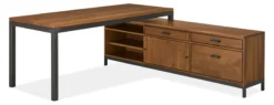 Linear 80.25w 16d 24.5h Left-File Drawer Bench With Cushion -Furniture Discount Shop linear 518737 W2N c1 18