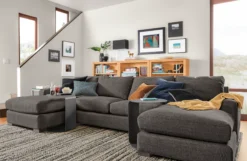 Metro 146x113" Four-Piece Sectional With Left-Arm Chaise -Furniture Discount Shop metro 835315 19e wd