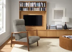 Nilsen Recliner With Wood Base 13 Nilsen Recliner With Wood Base -Furniture Discount Shop nilsen 163607 21e