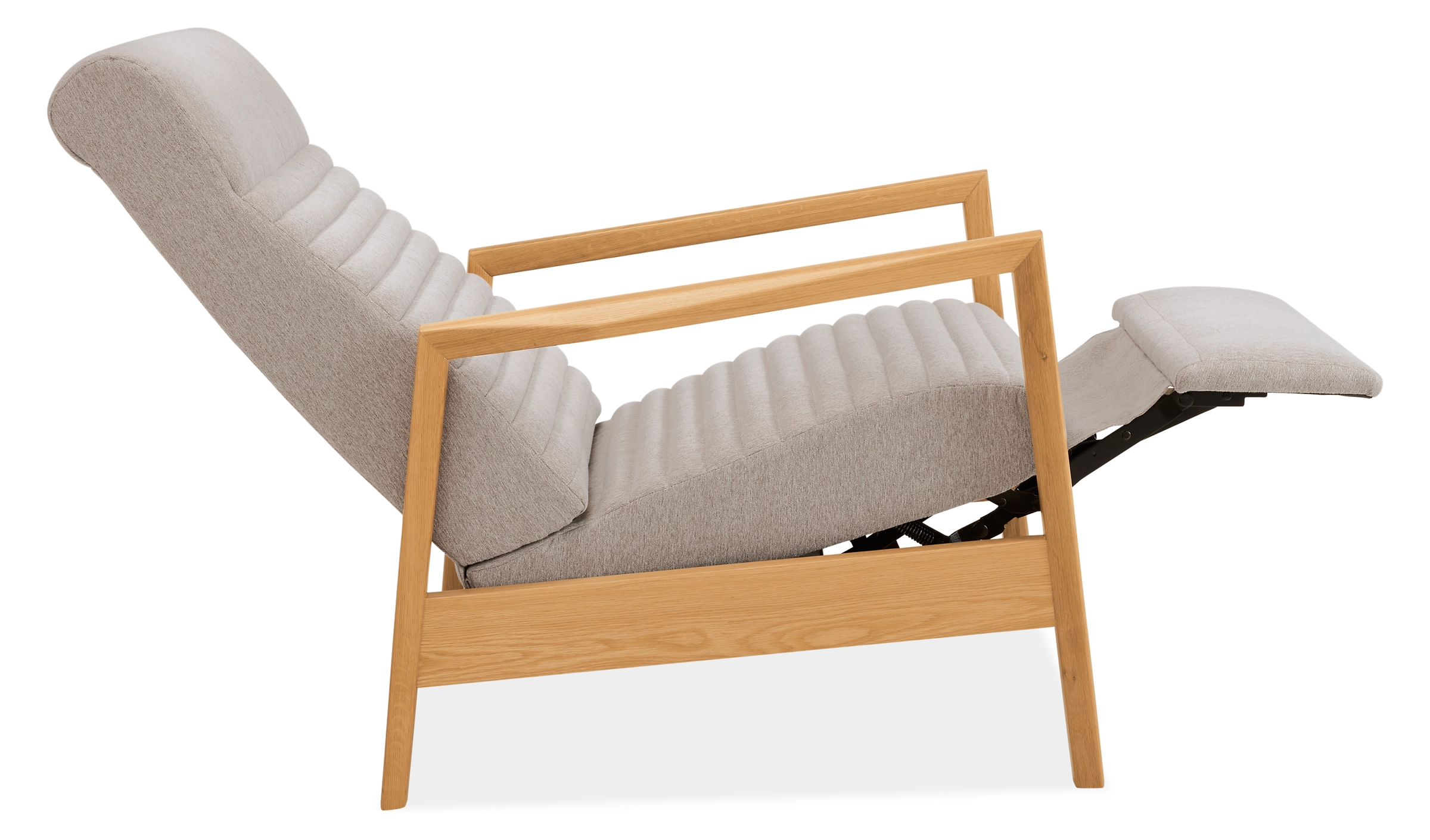 Nilsen Recliner With Wood Base 3 Nilsen Recliner With Wood Base