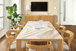 Pren 80w 40d 30h Table With Cambria Quartz Top -Furniture Discount Shop pren 238228 20e2