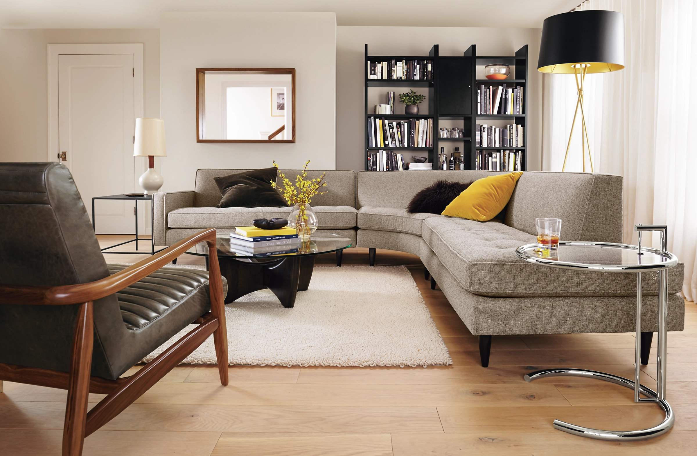 Reese 115x114" Three-Piece Curved Sectional W/Left-Back Sofa 6 Reese 115x114" Three-Piece Curved Sectional W/Left-Back Sofa - Image 4