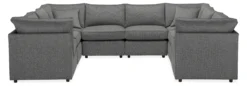 York 132x101" Eight-Piece Modular U-Shaped Sectional