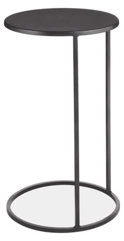 Slim 15 Diam 25h Round C-Shaped Table