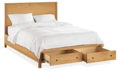 Emerson Queen Storage Bed -Furniture Discount Shop roomandboard 290