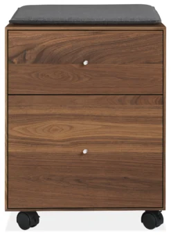 Hudson 19w 20d 25h Rolling File Cabinet With Cushion -Furniture Discount Shop roomandboard 414