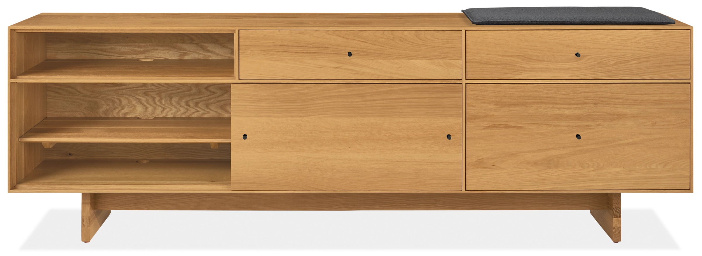 Hudson 80.25w 16.5d 24.5 Right-File Drawer Bench With Cushion 4 Hudson 80.25w 16.5d 24.5 Right-File Drawer Bench With Cushion - Image 2