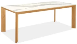 Pren 80w 40d 30h Table With Cambria Quartz Top