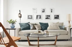 Dunn 47w 33d 15h Coffee Table With Tempered Glass Top -Furniture Discount Shop rory 150389 16e