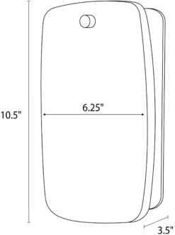 Russo Wall Sconce 9 Russo Wall Sconce -Furniture Discount Shop russo 535697 DimensionDrawing