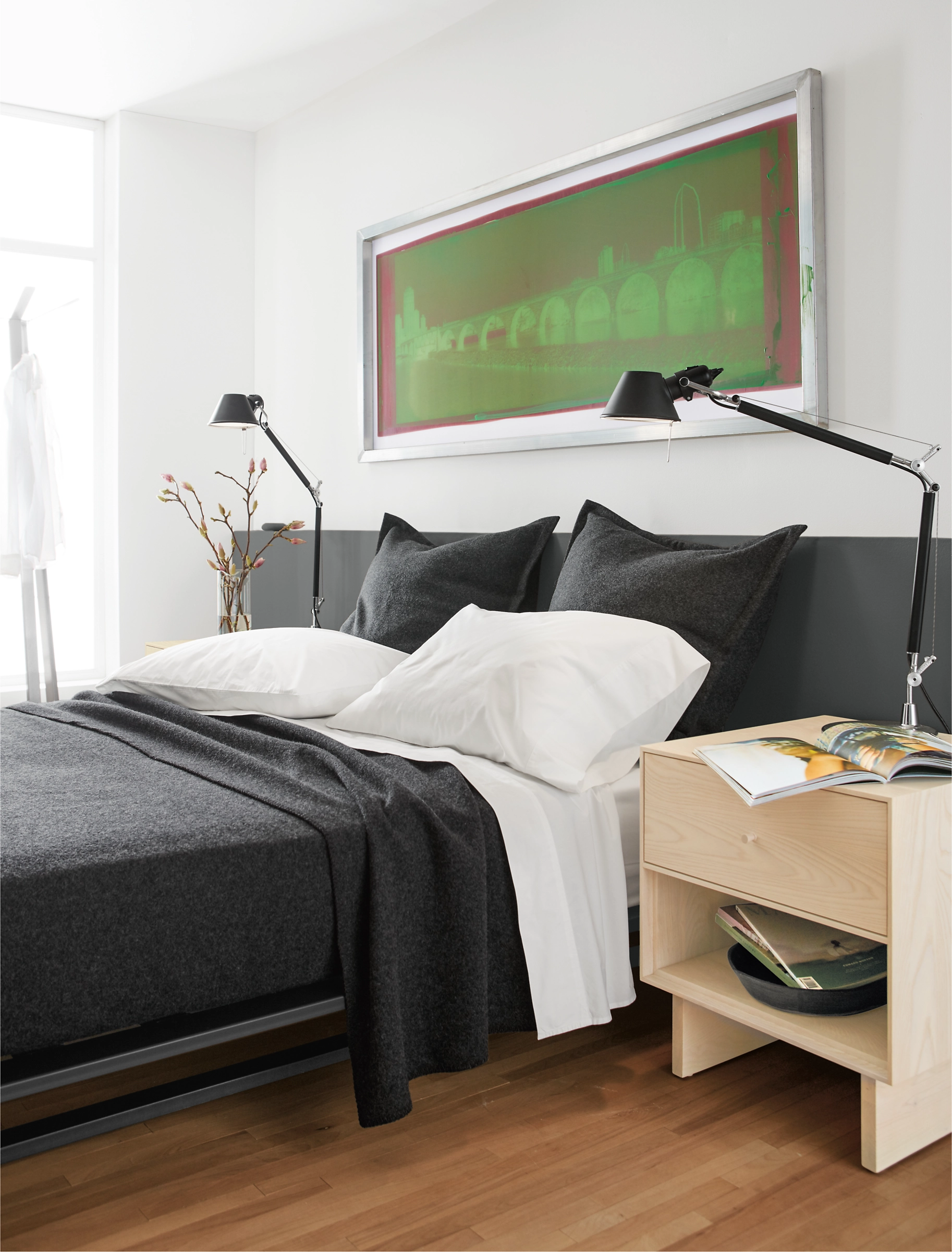 Hudson 20w 20d 22h Two-Drawer Nightstand 11 Hudson 20w 20d 22h Two-Drawer Nightstand - Image 10