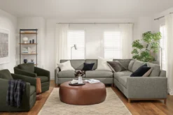 Stevens 113x113" Three-Piece Sectional 15 Stevens 113x113" Three-Piece Sectional -Furniture Discount Shop stevens 224300 19e wd