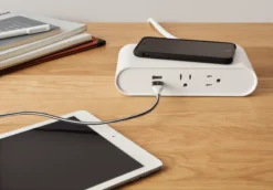 Trippel Tabletop Power & Charging Outlet With Qi