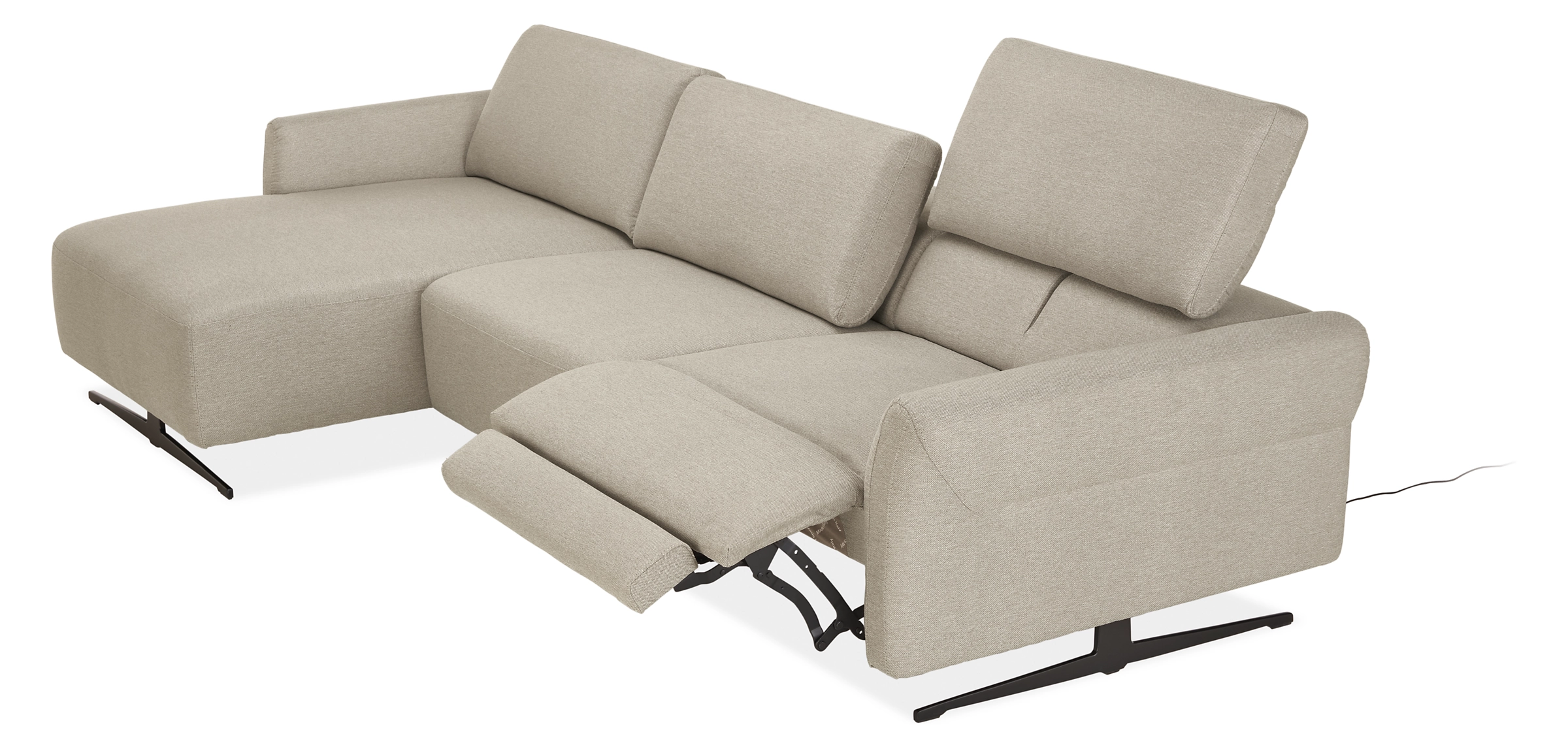 Vesna 125x92" 4pc Sectional W/2pc Powered Footrest 6 Vesna 125x92" 4pc Sectional W/2pc Powered Footrest - Image 4